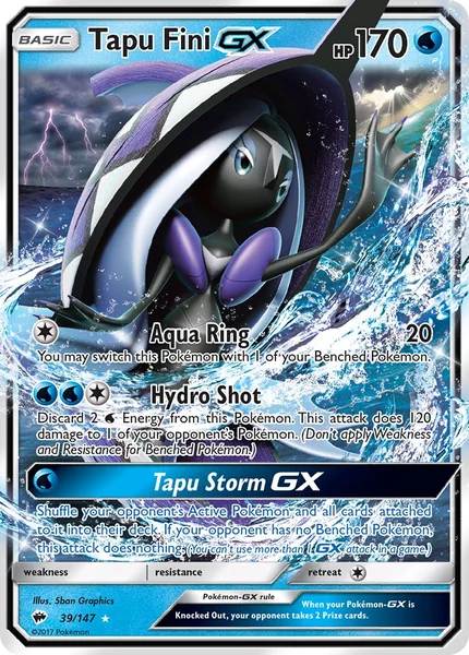 Tapu Fini GX card image