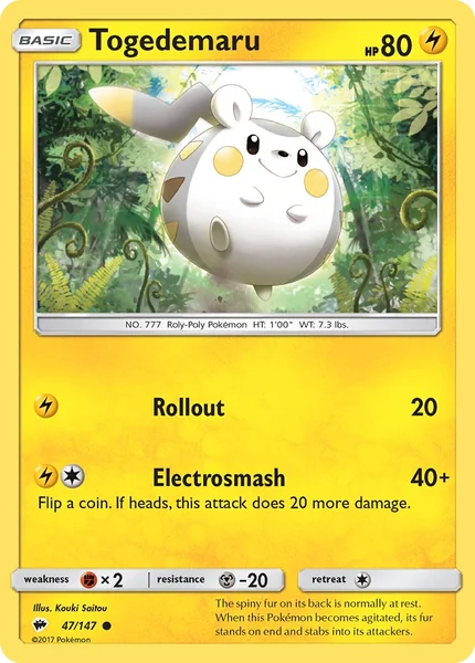 Togedemaru card image