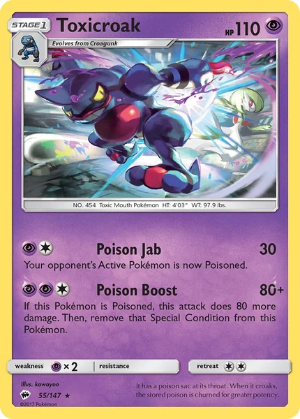 Toxicroak card image
