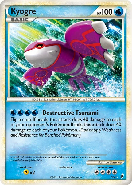 Kyogre card image