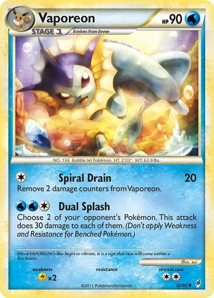 Vaporeon card image