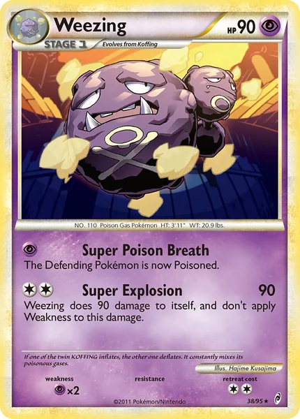 Weezing card image