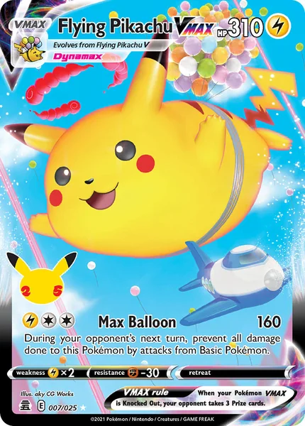Flying Pikachu VMAX card image