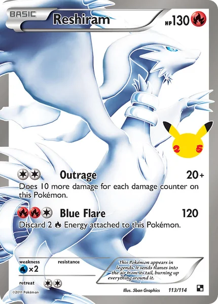 Reshiram card image