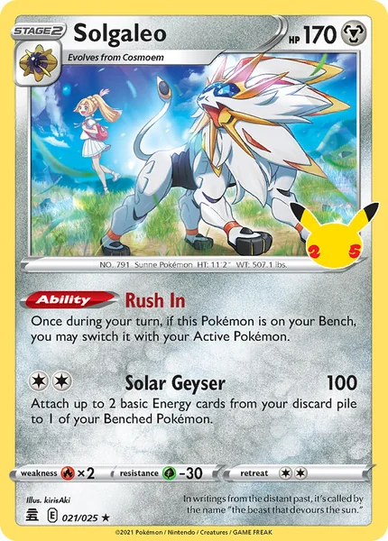 Solgaleo card image