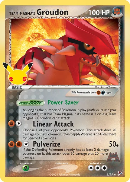 Team Magma's Groudon card image