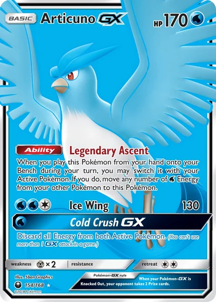 Articuno GX card image