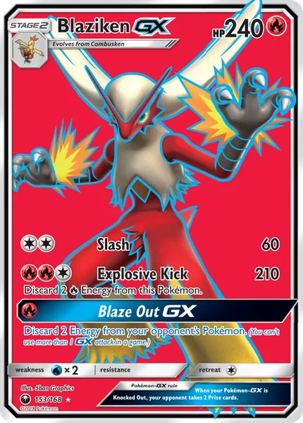 Blaziken GX card image