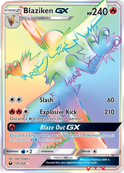 Blaziken GX card image