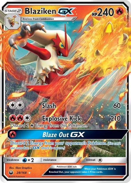 Blaziken GX card image