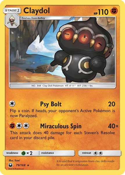Claydol card image