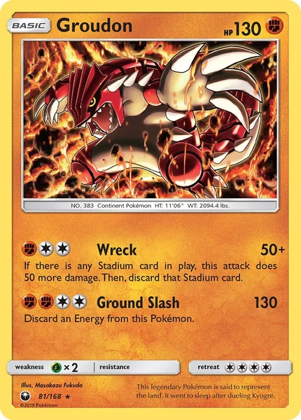 Groudon card image