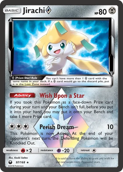 Jirachi Prism Star card image