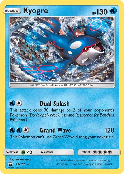 Kyogre card image