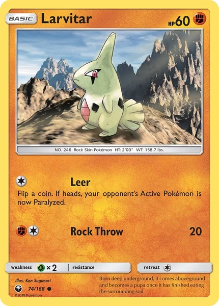 Larvitar card image