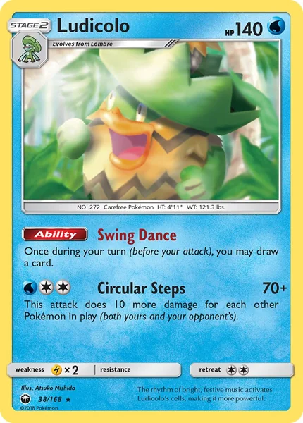 Ludicolo card image