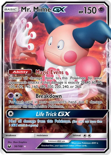 Mr Mime GX card image