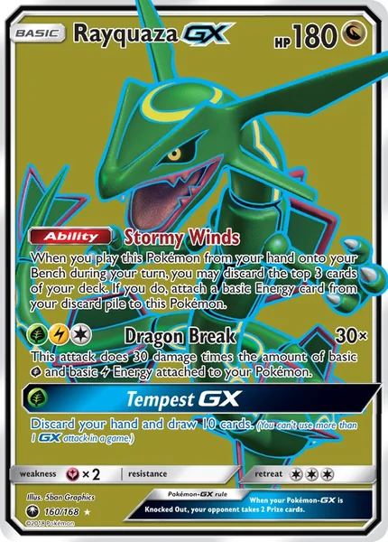 Rayquaza GX card image