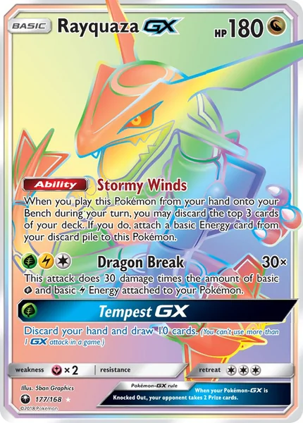 Rayquaza GX card image