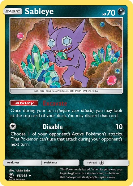 Sableye card image