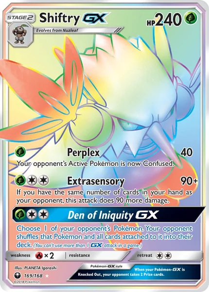 Shiftry GX card image