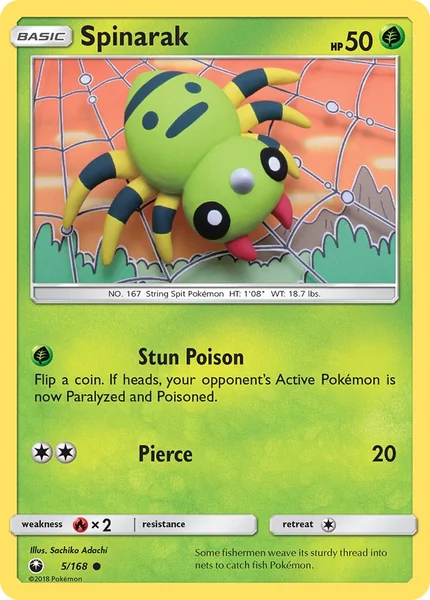 Spinarak card image