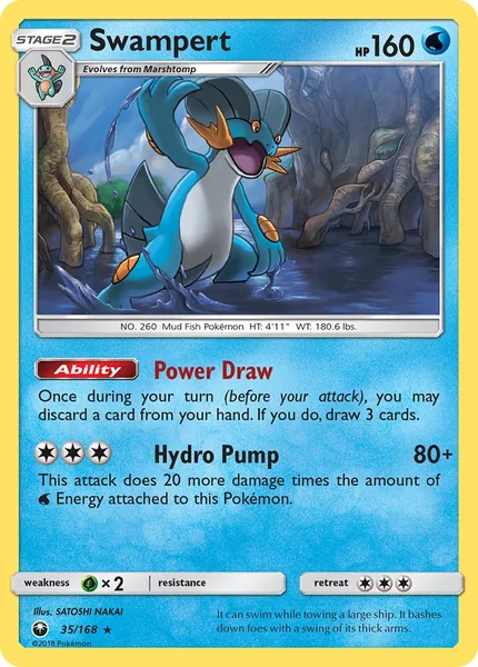 Swampert card image