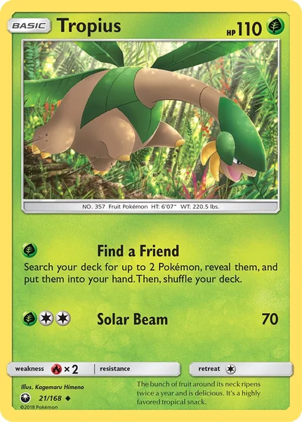 Tropius card image