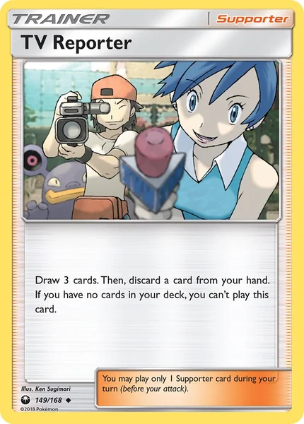 TV Reporter card image