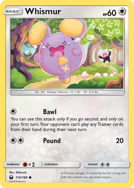 Whismur card image