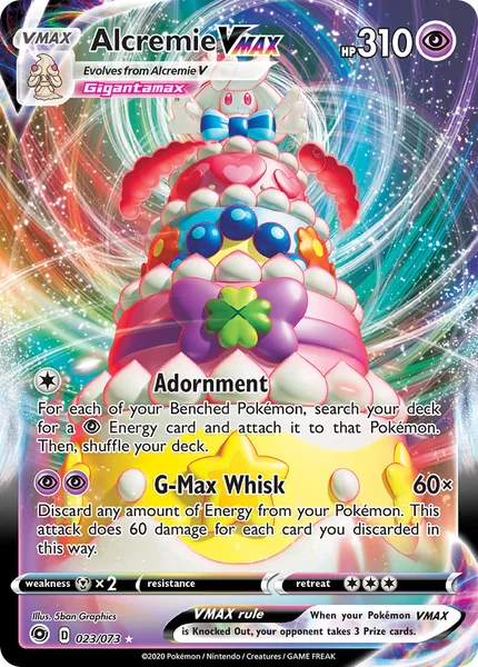Alcremie VMAX card image