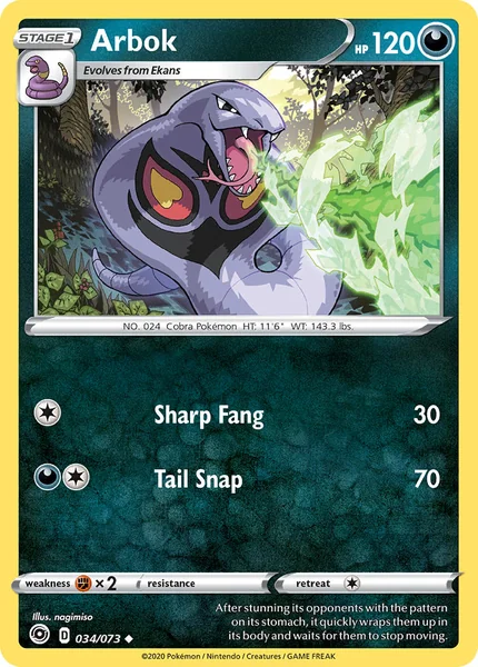 Arbok card image