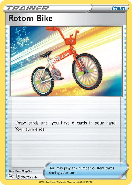 Rotom Bike card image