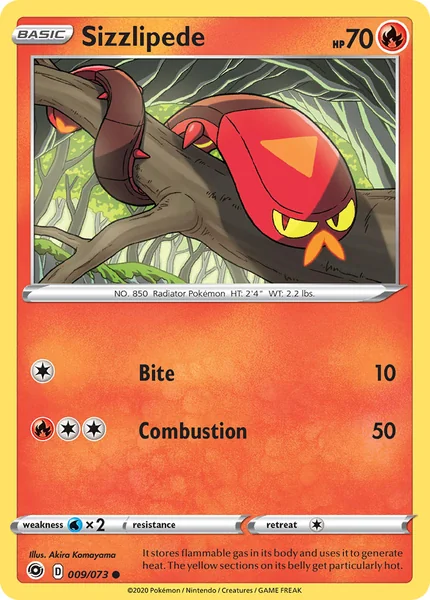 Sizzlipede card image