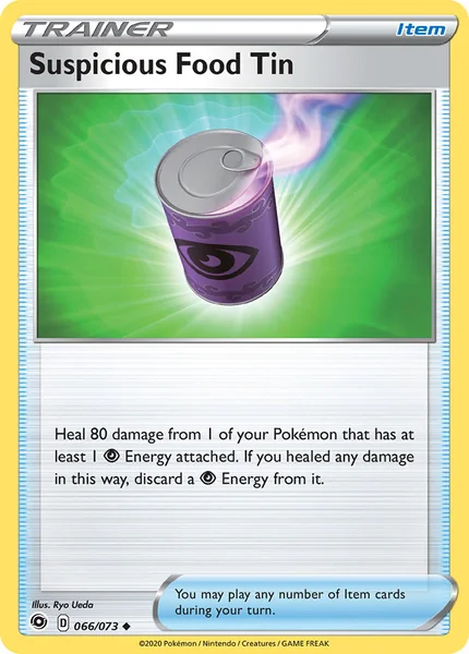 Suspicious Food Tin card image