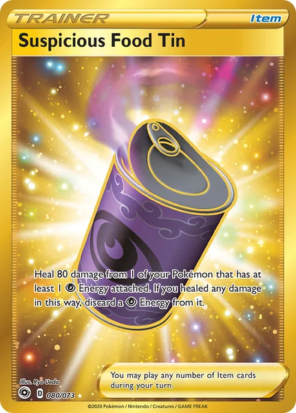 Suspicious Food Tin card image