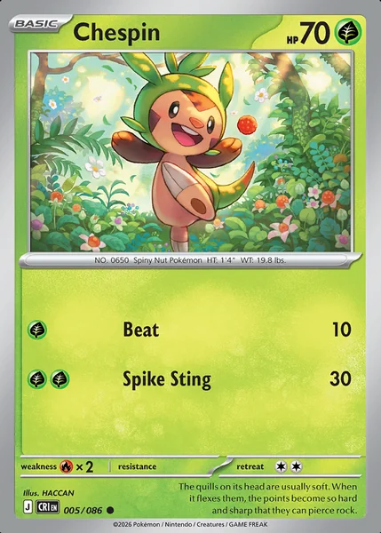 Chespin card image