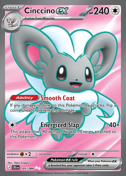 Cinccino ex card image