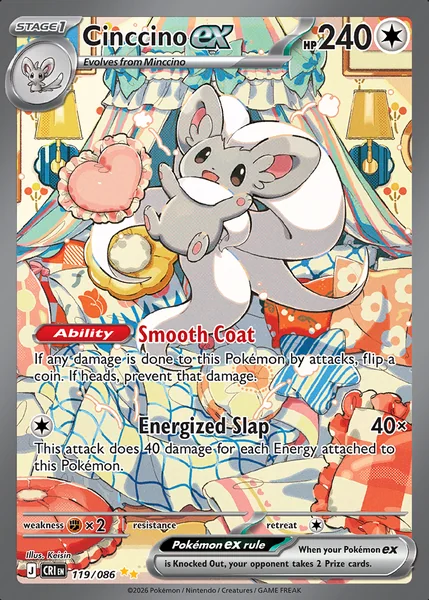 Cinccino ex card image