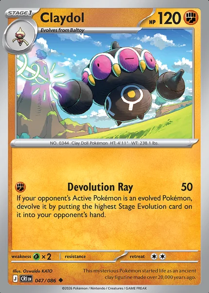Claydol card image
