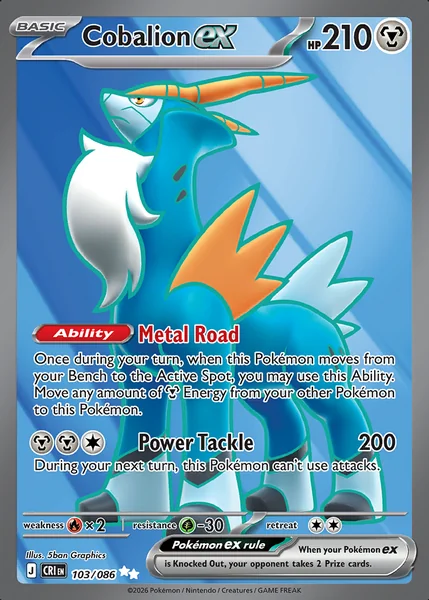 Cobalion ex card image