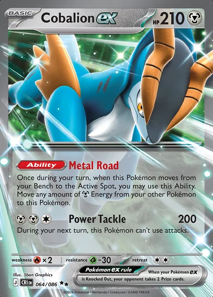 Cobalion ex card image