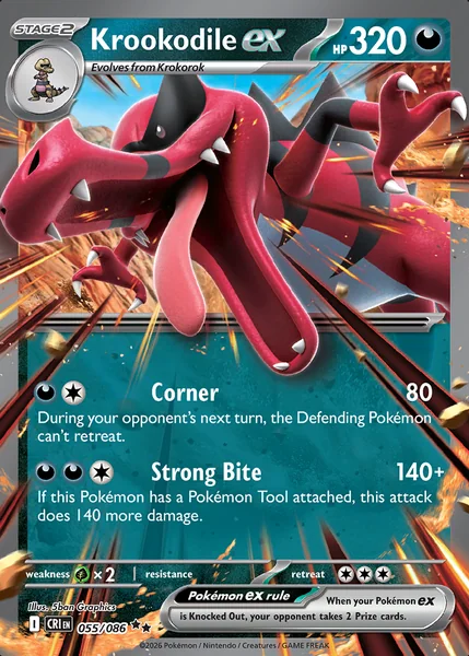 Krookodile ex card image