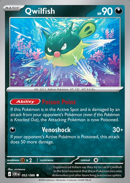 Qwilfish card image