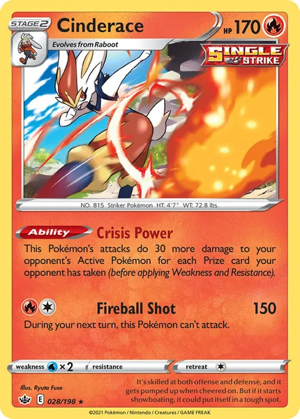 Cinderace card image