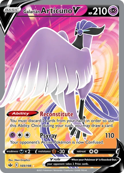Galarian Articuno V card image