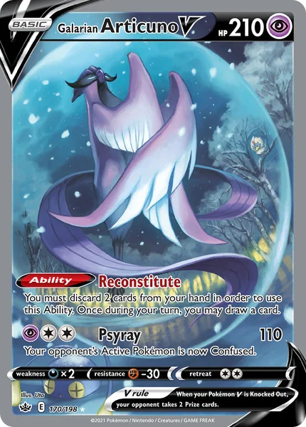Galarian Articuno V card image