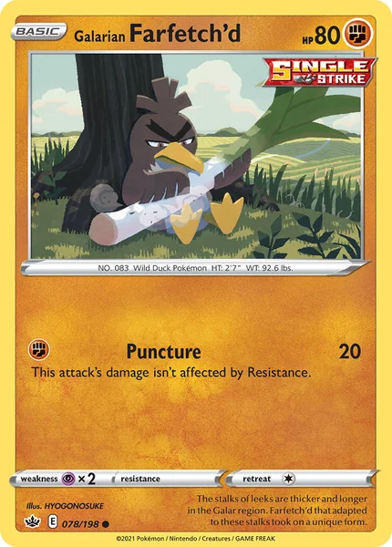 Galarian Farfetch'd card image