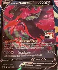 Galarian Moltres V card image