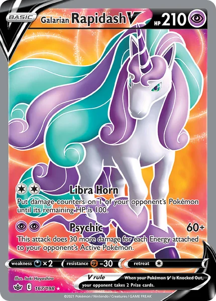 Galarian Rapidash V card image